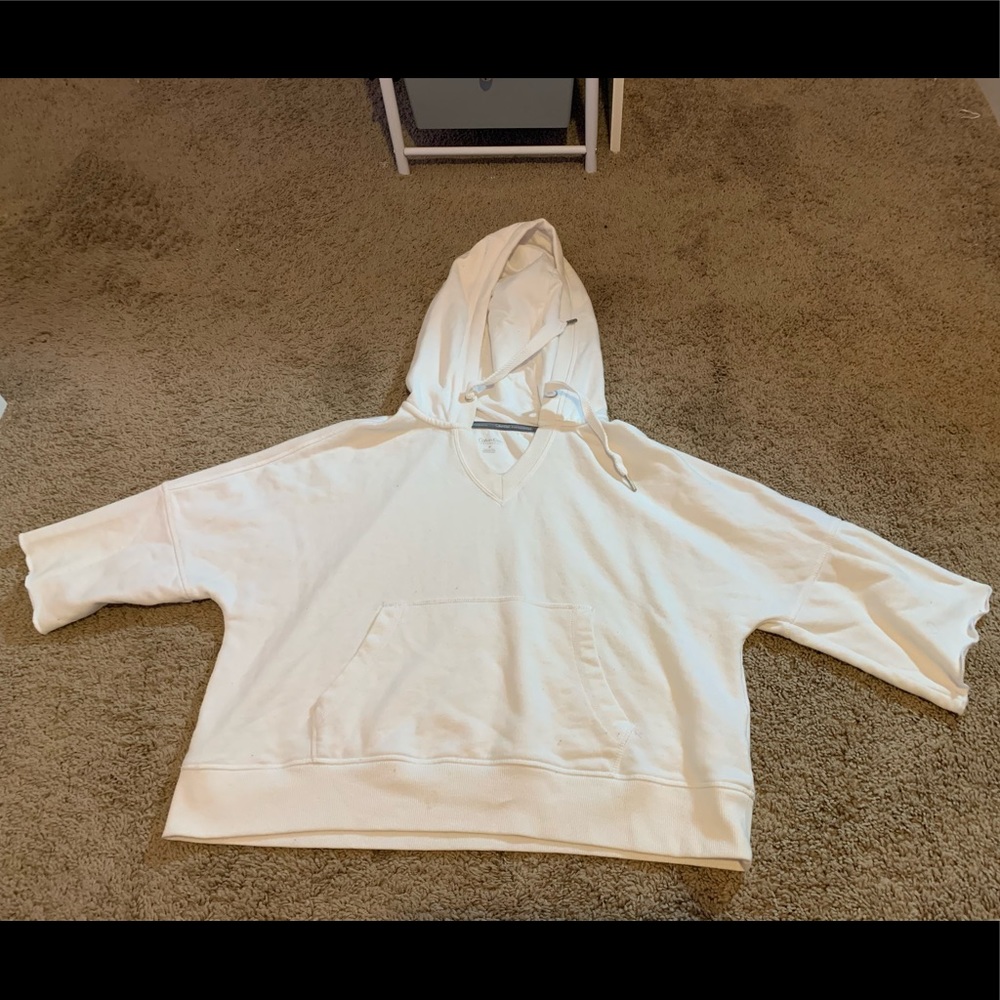 Calvin Klein cropped sleeve sweatshirt